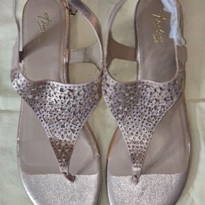 Impo Metallic Sandals in Silver